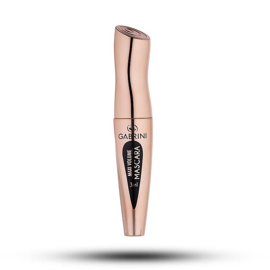 ریمل حجم دهنده 3در1 مکسی ولوم از برند گابرینی، مدل Maxi Volume، برای افزایش حجم و زیبایی مژه‌ها.