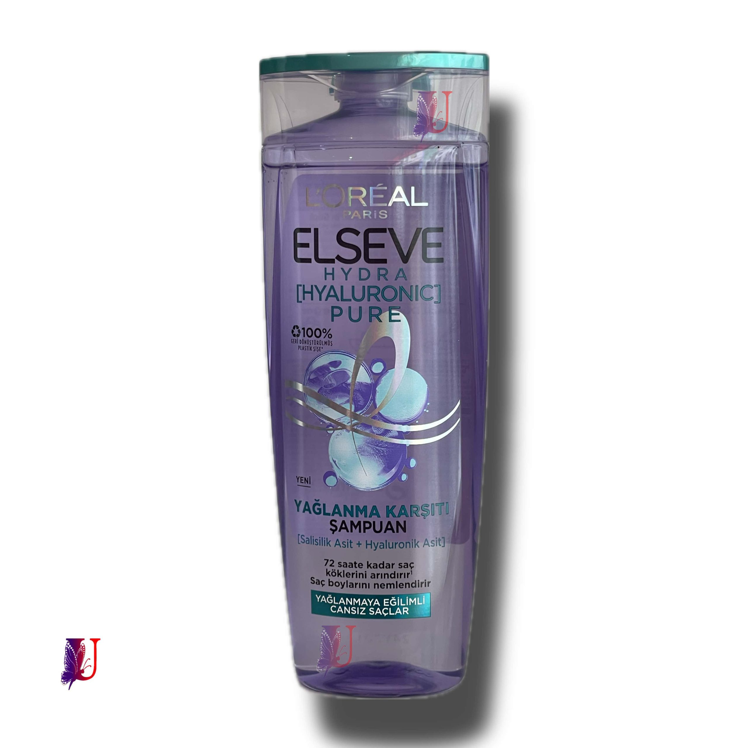 شامپو موهای چرب لورال حاوی اسید سالیسیلیک و هیالورونیک اسید 300 میلی لیتر